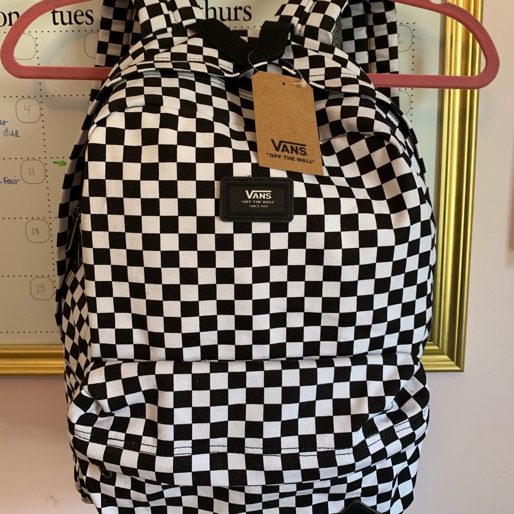 Never Used, New Vans Checkered Backpack - w tags!